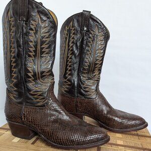 Tony Lama Men's Boots - Snakeskin Toes